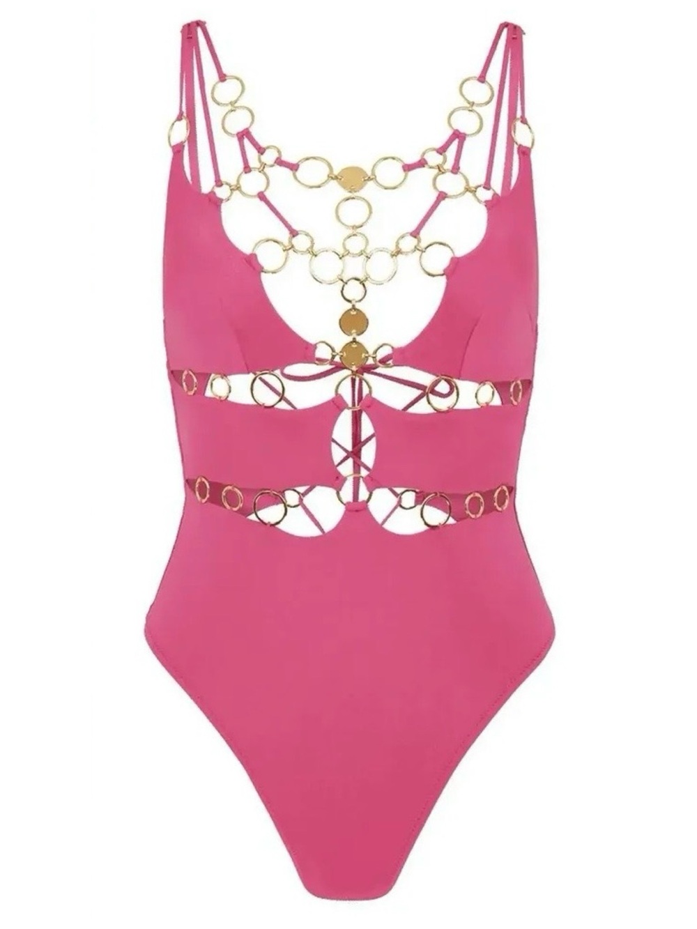 Agent Provocateur Davine Fuchsia One-Piece Swimsuit Size: 2/Small